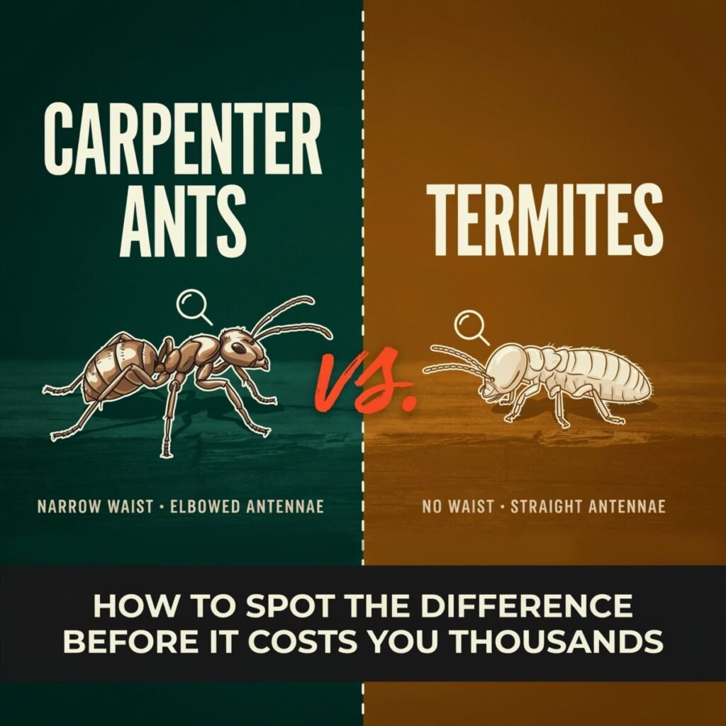 Carpenter Ants vs. Termites